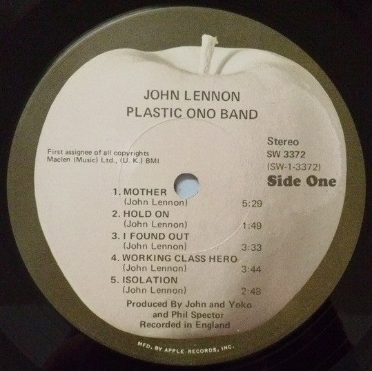 John Lennon & Plastic Ono Band* : John Lennon / Plastic Ono Band (LP, Album, Jac)