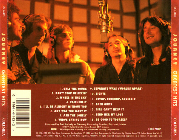 Journey : Greatest Hits (CD, Comp, RE, Spr)