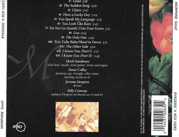 Morphine (2) : Good (CD, Album, RE)