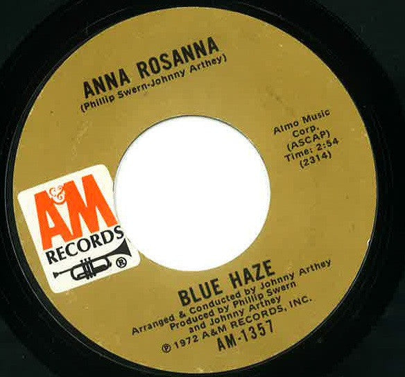 Blue Haze (2) : Smoke Gets In Your Eyes (7", Single, Styrene)