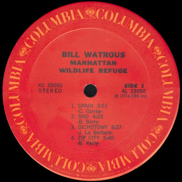 Bill Watrous : Manhattan Wildlife Refuge (LP, Album)
