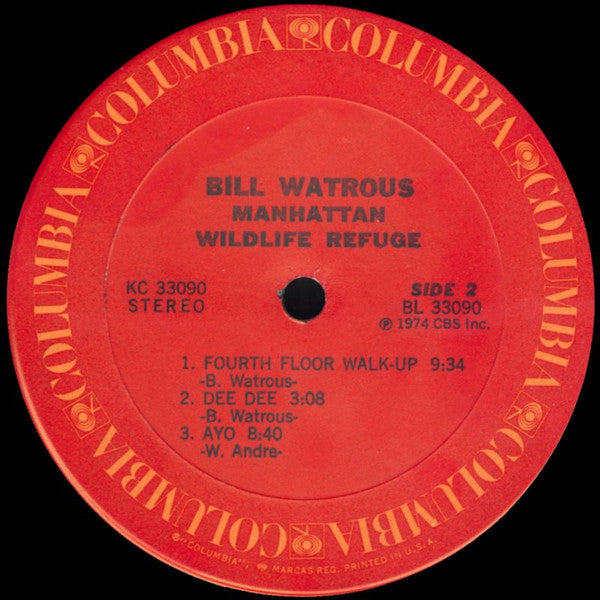 Bill Watrous : Manhattan Wildlife Refuge (LP, Album)