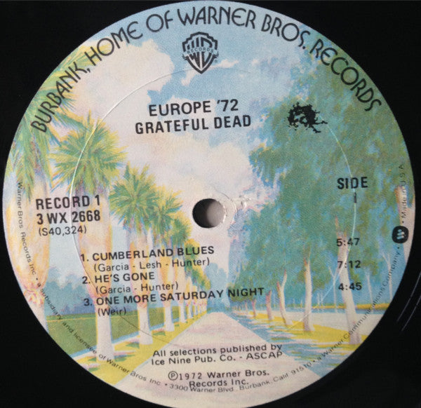 The Grateful Dead : Europe '72 (3xLP, Album, RE, Tri)