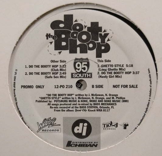 95 South : Do The Booty Hop (12", Promo)