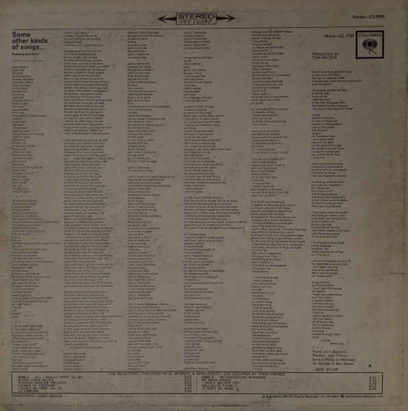 Bob Dylan : Another Side Of Bob Dylan (LP, Album, RP, Pit)