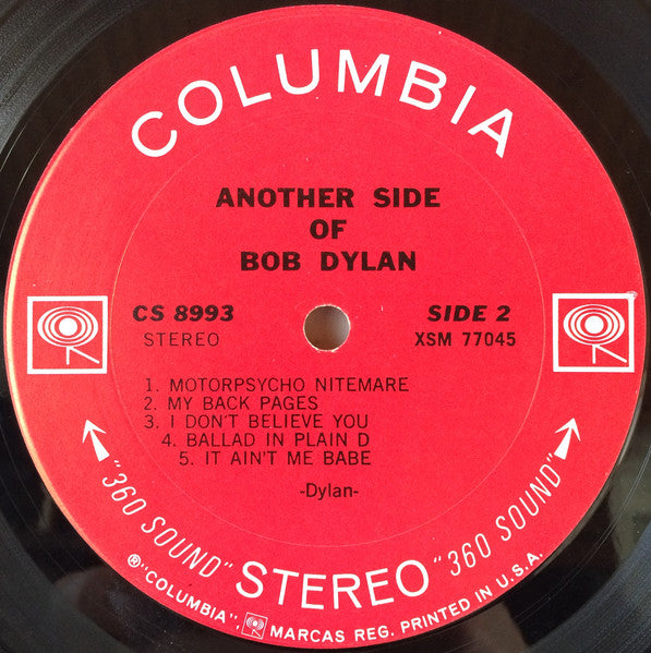 Bob Dylan : Another Side Of Bob Dylan (LP, Album, RP, Pit)