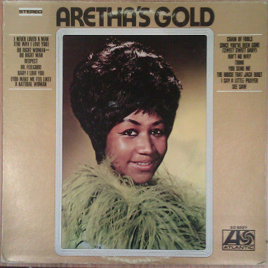 Aretha Franklin : Aretha's Gold (LP, Album, Comp, RE, RI )