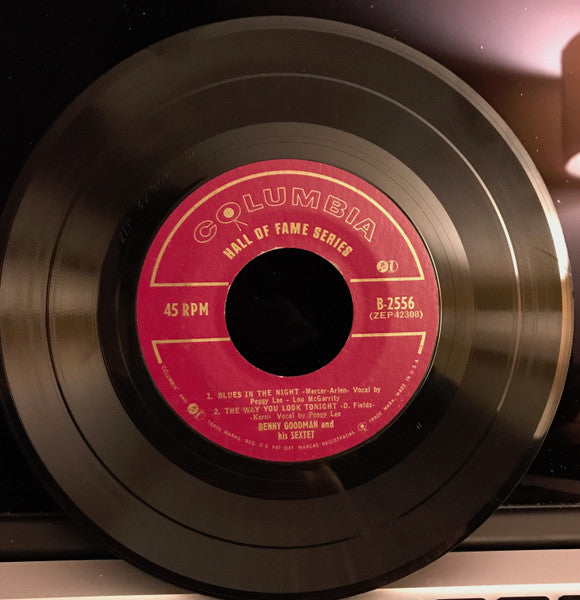 The Benny Goodman Sextet* With Peggy Lee : The Benny Goodman Sextet With Peggy Lee (7", EP, Comp)
