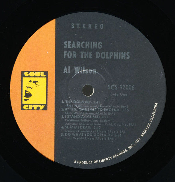 Al Wilson : Searching For The Dolphins (LP, Album, Ind)