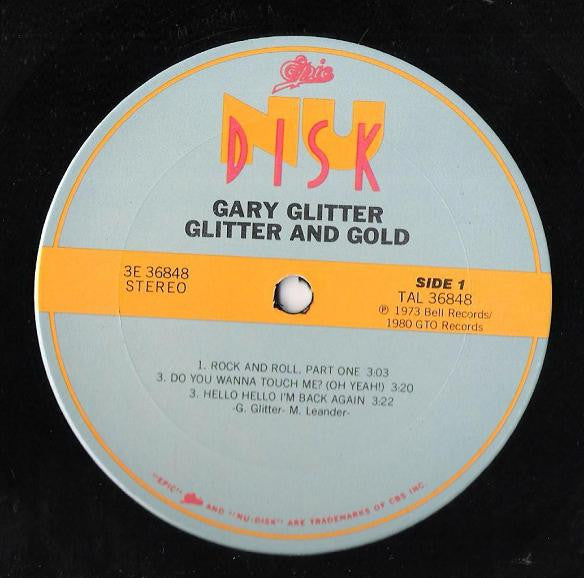 Gary Glitter : Glitter And Gold (10", MiniAlbum, Comp)
