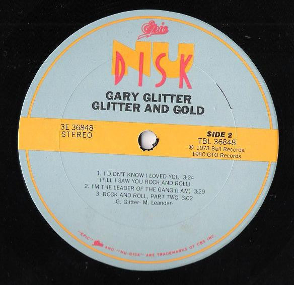 Gary Glitter : Glitter And Gold (10", MiniAlbum, Comp)