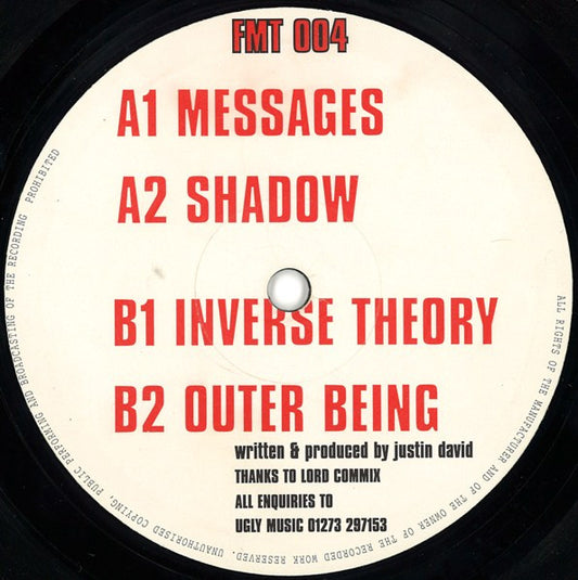 Justin David : Messages (12")