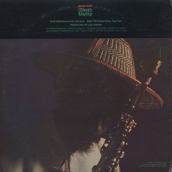 Pharoah Sanders : Black Unity (LP, Album)