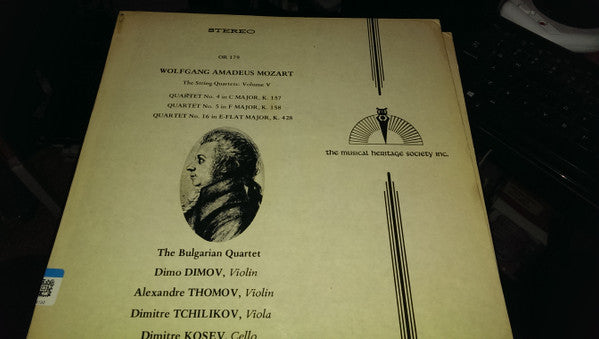 Wolfgang Amadeus Mozart, The Bulgarian Quartet* : The String Quartets: Volume V (LP)