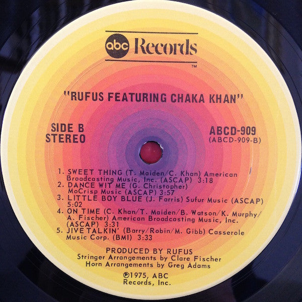 Rufus Featuring Chaka Khan* : Rufus Featuring Chaka Khan (LP, Album, San)