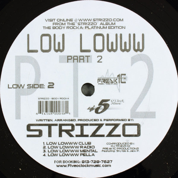 Strizzo (2) : Low Lowww (12")