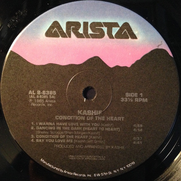 Kashif : Condition Of The Heart (LP, Album, Ind)
