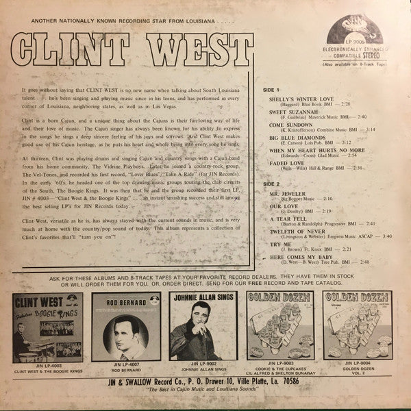 Clint West : Clint West (LP, Album)
