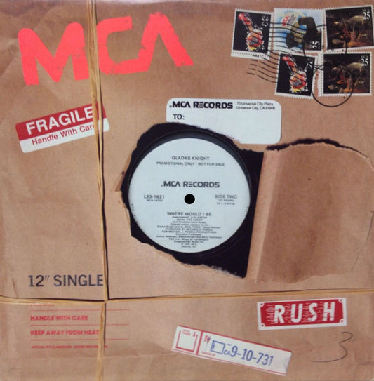 Gladys Knight : Where Would I Be (12", Promo)