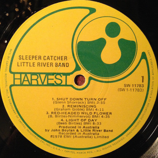 Little River Band : Sleeper Catcher (LP, Album, Los)