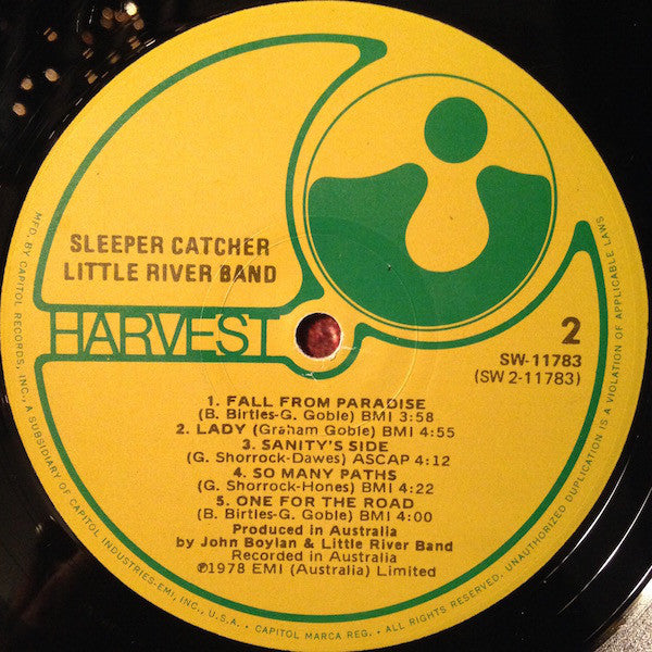 Little River Band : Sleeper Catcher (LP, Album, Los)