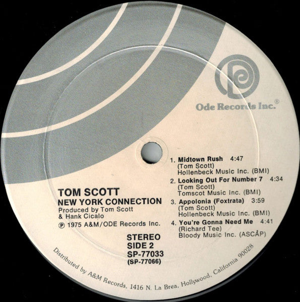 Tom Scott : New York Connection (LP, Album)
