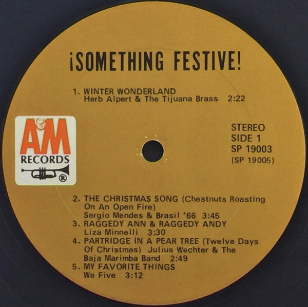 Various : Something Festive (LP, Comp, Ltd)