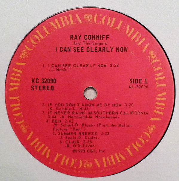 Ray Conniff And The Singers : I Can See Clearly Now (LP, Album)