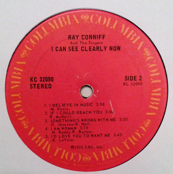 Ray Conniff And The Singers : I Can See Clearly Now (LP, Album)