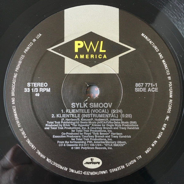 Sylk Smoov : Klientele (12", Single)