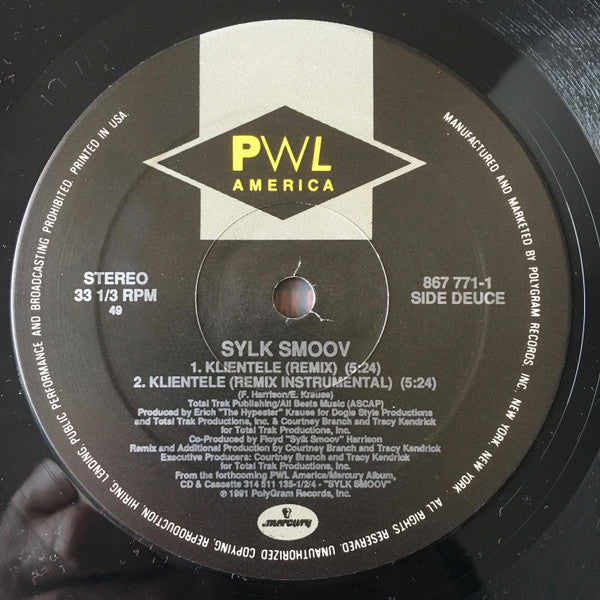 Sylk Smoov : Klientele (12", Single)