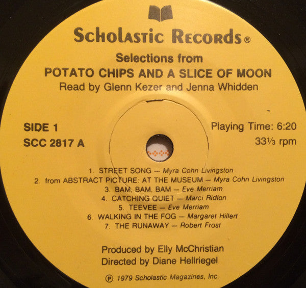 Glenn Kezer And Jenna Whidden : Selections From Potato Chips And A Slice Of Moon: Poems You'll Like (7", MiniAlbum)