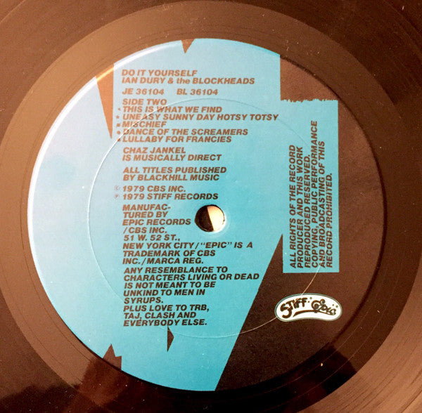 Ian Dury & The Blockheads* : Do It Yourself (LP, Album)