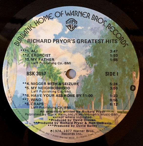 Richard Pryor : Richard Pryor's Greatest Hits (LP, Album, Comp, Los)