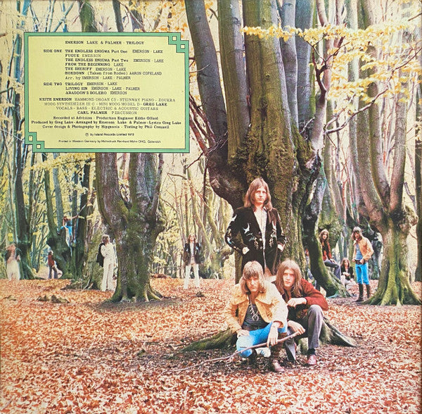 Emerson, Lake & Palmer : Trilogy (LP, Album, Gat)
