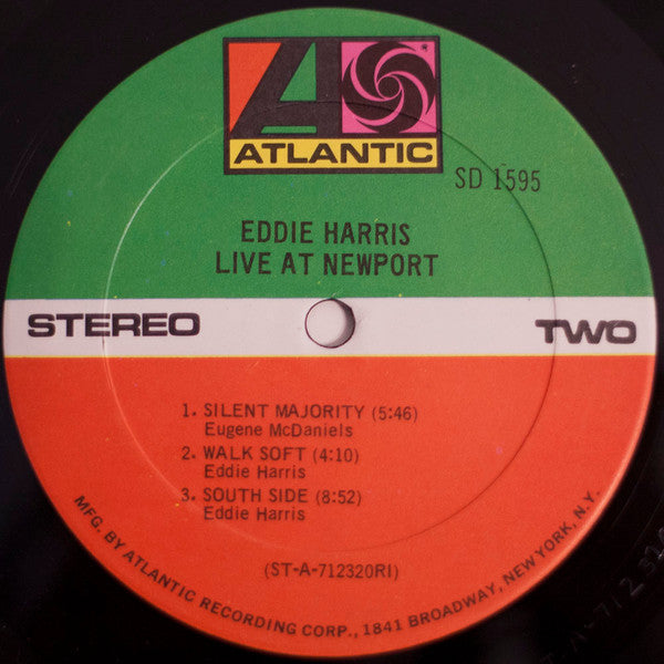 Eddie Harris : Live At Newport (LP, Album, RI)