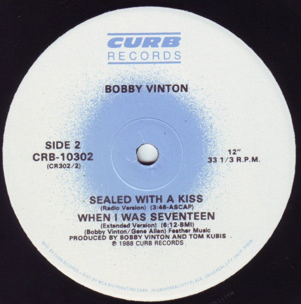 Bobby Vinton : Sealed With A Kiss (12")