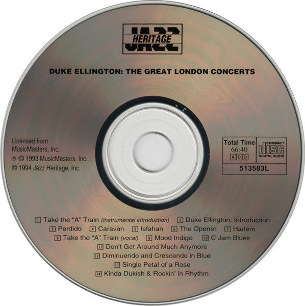 Duke Ellington : The Great London Concerts (CD, Album)