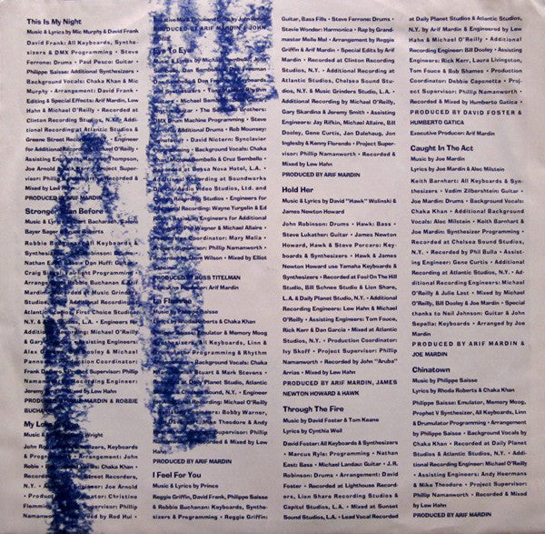 Chaka Khan : I Feel For You (LP, Album, All)