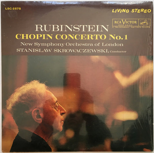 Rubinstein*, Chopin*, New Symphony Orchestra Of London*, Stanislaw Skrowaczewski : Concerto No. 1 (LP, RE, Ind)