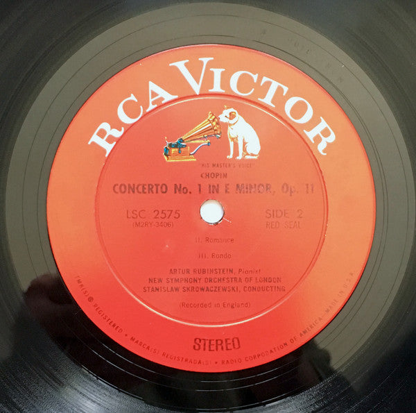 Rubinstein*, Chopin*, New Symphony Orchestra Of London*, Stanislaw Skrowaczewski : Concerto No. 1 (LP, RE, Ind)