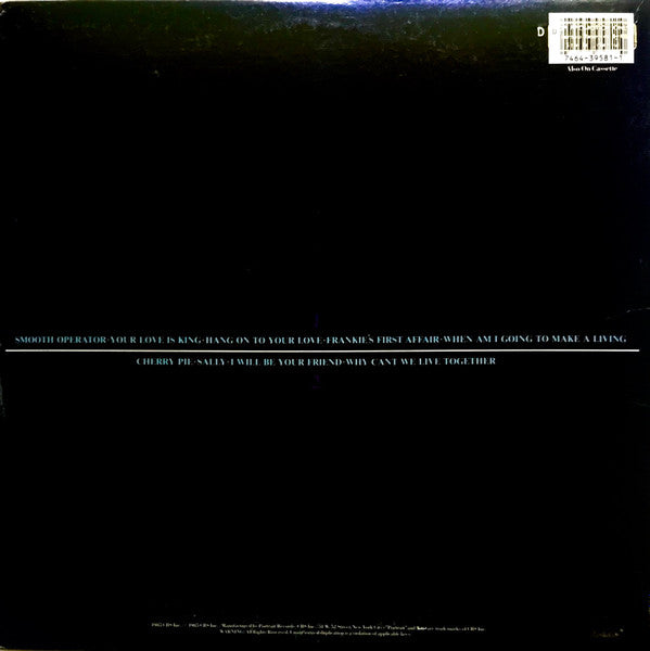 Sade : Diamond Life (LP, Album, Pit)