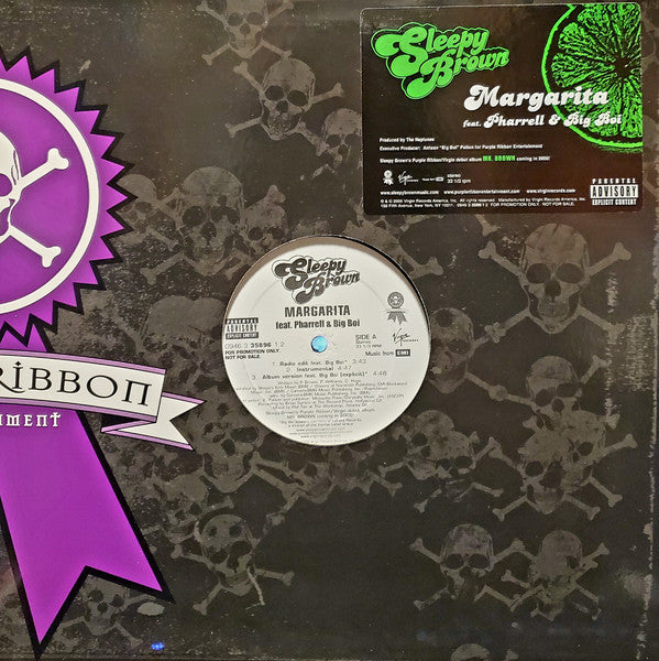 Sleepy Brown feat. Pharrell* & Big Boi : Margarita (12", Promo)