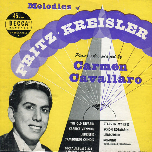 Carmen Cavallaro : Melodies Of Fritz Kreisler (4x7", Album + Box)