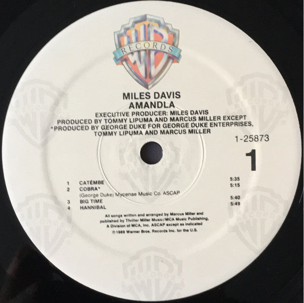Miles Davis : Amandla (LP, Album, Spe)
