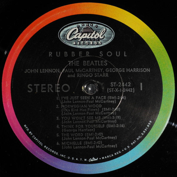 The Beatles : Rubber Soul (LP, Album, Scr)