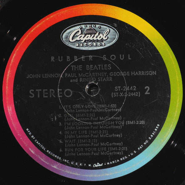 The Beatles : Rubber Soul (LP, Album, Scr)