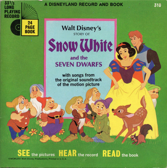 Robie Lester, Unknown Artist : Walt Disney's Story Of Snow White And The Seven Dwarfs (7", RP)