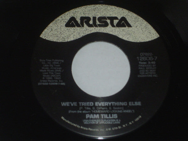 Pam Tillis : Do You Know Where Your Man Is / We've Tried Everything Else (7", Single)