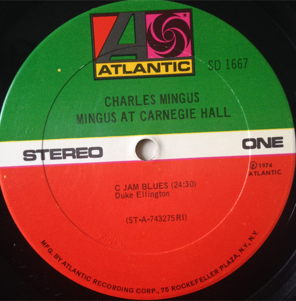 Charles Mingus : Mingus At Carnegie Hall (LP, Album, RI )